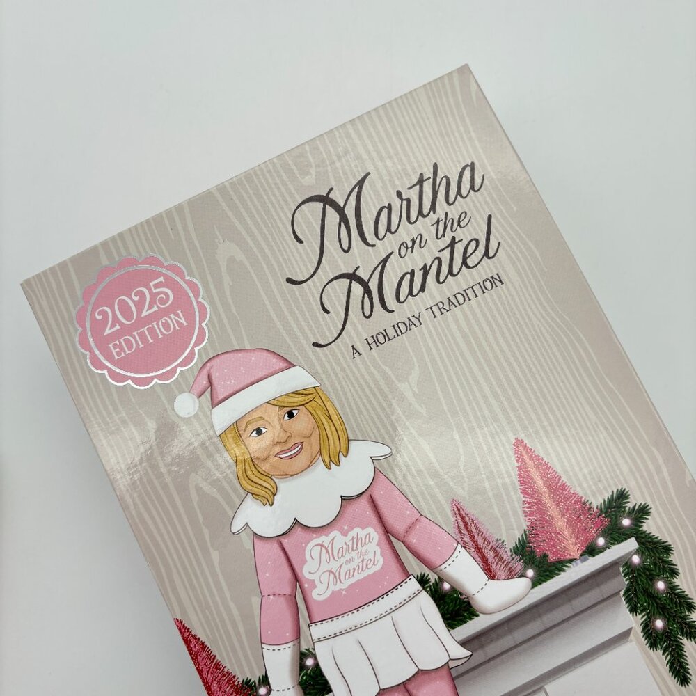 Martha on the Mantel A Holiday Tradition 10.5" Pink Elf Plush Doll 2025 NEW